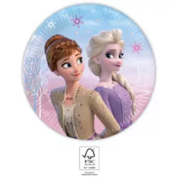 Papierový tanierik na párty 19,5 cm 8 ks Frozen