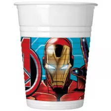 Plastové poháre 200 ml 8 ks Star Avengers