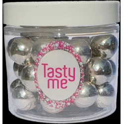 Strieborné čokoládové perly 100 g