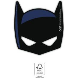 Papierová maska 6ks Batman