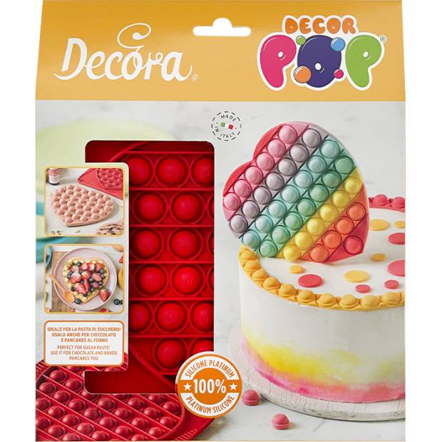 Silikónová forma na srdce POPIT DecorPop