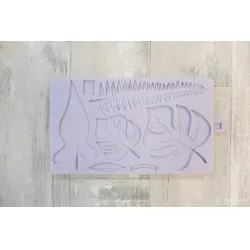 Silikónová forma tropických listov