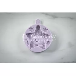 Silikónová forma na snehuliaka v tvare hviezdy CH15072