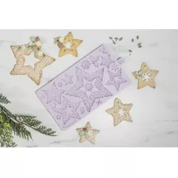 Silná silikónová forma vrkočenej hviezdy CH22220