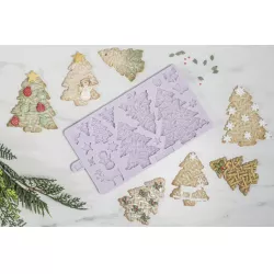 Silikónová forma prútených stromov