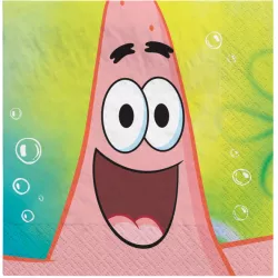 Ubrousky Spongebob v kalhotách 16 ks 33x33 cm