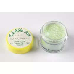 Trblietak dekoračný disco Baby Green