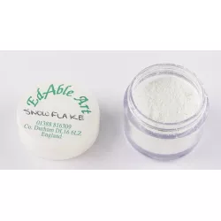 Snehové vločky prachová farba