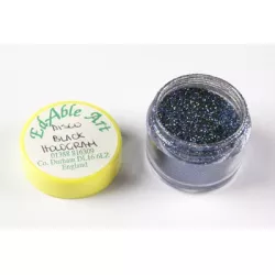 Tŕpyt dekoratívny disco Black Hologram