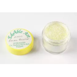 Jiskra dekoračná disco pastelová žltá