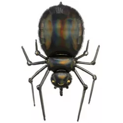 Fošový balónek čierny pavúk 60 x 101 cm