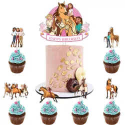 Zápich do torty koně 7 ks