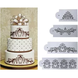 Stencil šablóna Luxus 4 ks