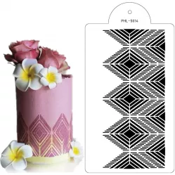 Stencil šablóna Optic 40x21 cm