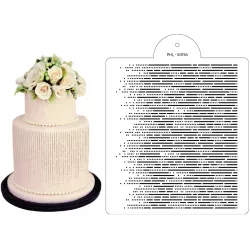 Stencil šablóna NOER cube 40x18 cm