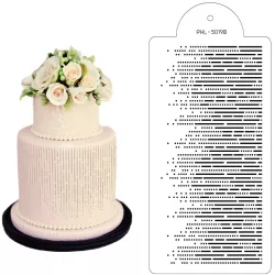 Stencil šablóna NOER 40x18 cm