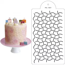 Stencil šablóna Hypno 40x21 cm