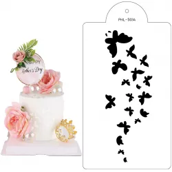 Šablóna motýľov 40x21 cm