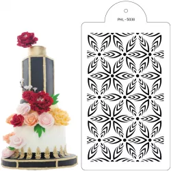 Šablóna na šablónu hypno kvet 40x21 cm