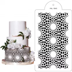 Stencil šablóna Floweros 40x21 cm