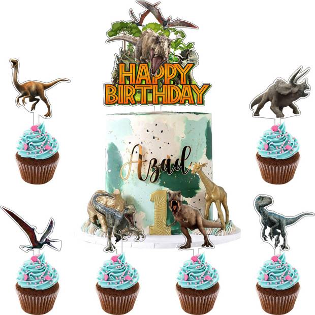 Torta topper dinosaury 7ks