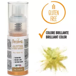 Lúpané trblietky v rozprašovači zlaté (10 g)