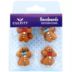 Cukrová dekorace Vianočný škrečok 12 ks