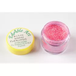 Tŕpyt dekoratívne disco Neon flamingo