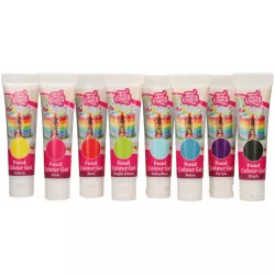 Sada gélových farieb 8 ks