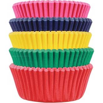 Farebné mini košíčky na koláčiky 100ks
