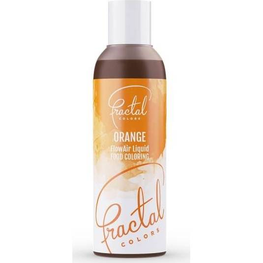 Airbrush farba tekutá Fractal - oranžová (100 ml)