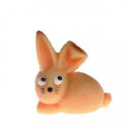 Marcipánová figúrka zajíčik so zlomeným uškom 4x3,5 cm, 14 g