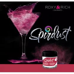 Metalická farba do nápojov Spirdust fialová fuchsia 1,5 g