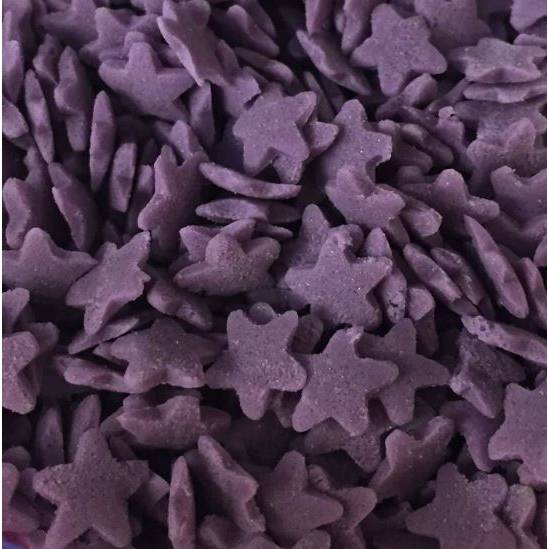Cukor na zdobenie fialových hviezdičiek 60g