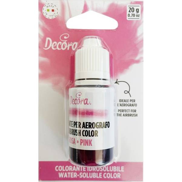Airbrush farba tekutá ružová 20g