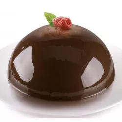 Silikónová forma polkruhu 18x9 cm