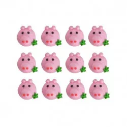 Cukrová dekorace prasienka 12 ks