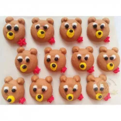 Cukrová dekorace medvedíci12ks