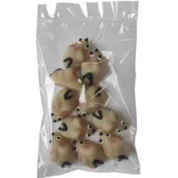 Marcipánová figurka myšky malé 10ks 1,5×3 cm, 43 g