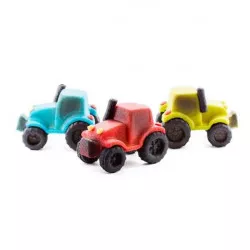 Marcipánová figúrka traktor zelený 4,5x7 cm, 65 g