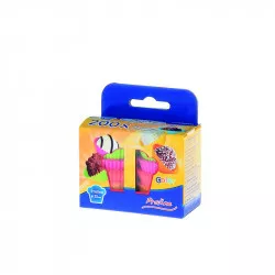 Cukrárenský košíček farebný mix 25x18mm 200 ks