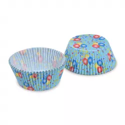 Cukrárenský košíček balóniky 50x30 mm 40 ks