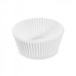 Cukrovinkový košíček biely 55 x 30 mm 1000 ks