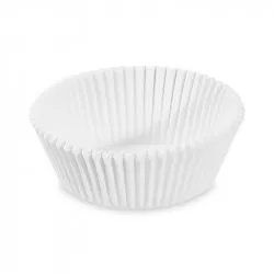 Cukrovinkový košíček biely 60 x 27 mm 1000 ks