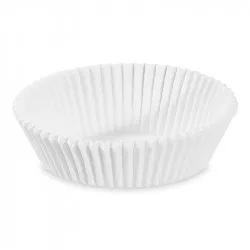 Cukrovinkový košíček biely 70 x 20 mm 1000 ks