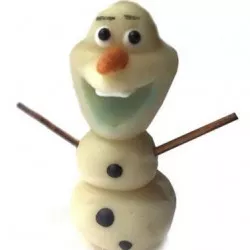 Marcipánová figurka Olaf 5,5×5 cm, 20 g