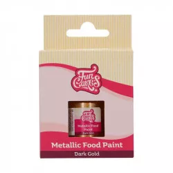 Metalická farba dark gold,30ml