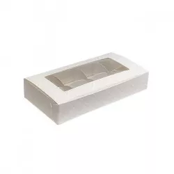 Krabička mriežka 10ks v.3cm s priehľadom16x8