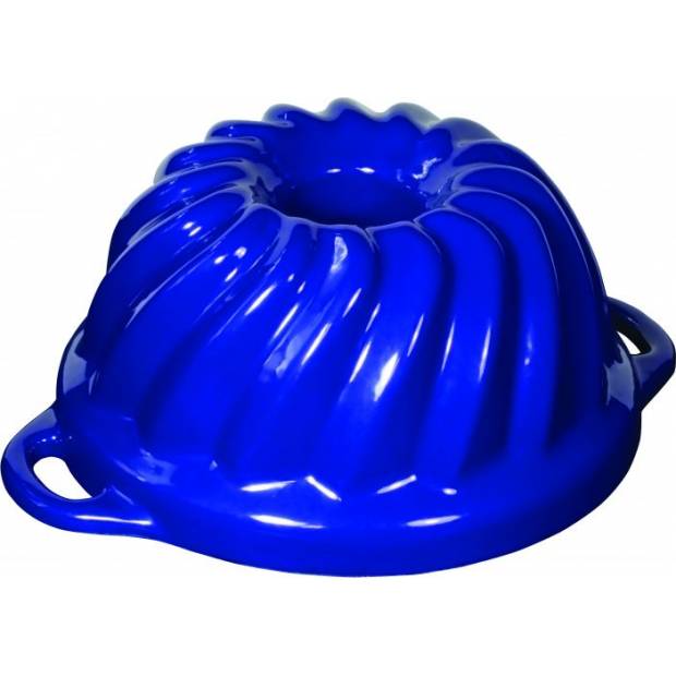 Liatinová smaltovaná forma na pečenie Malá bundt torta GOURMETINA - Nočná modrá