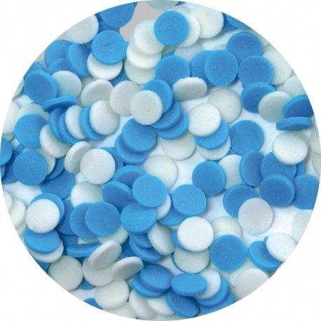 Cukrové konfety modré a biele 40g